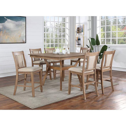 Furniture of America Upminster CM3984NT-PT Counter Height Table IMAGE 2