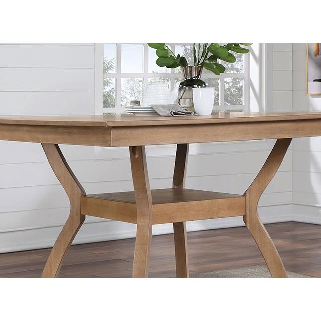 Furniture of America Upminster CM3984NT-PT Counter Height Table IMAGE 4