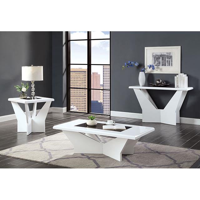  Furniture of America Dubendorf CM4183WH-C Coffee Table IMAGE 2