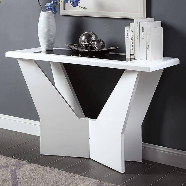  Furniture of America Dubendorf CM4183WH-S Sofa Table IMAGE 1