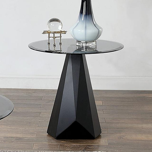 Furniture of America Bishop CM4192BK-E-TABLE End Table IMAGE 1