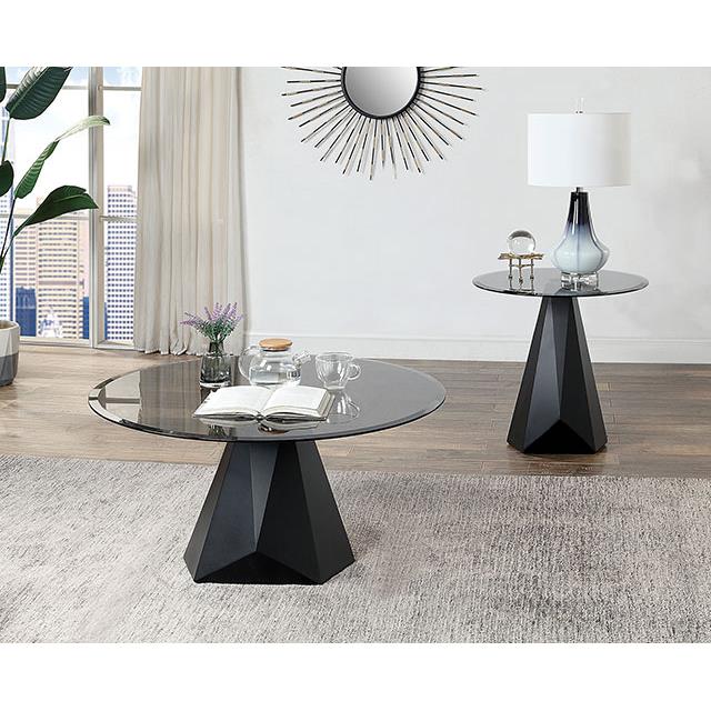 Furniture of America Bishop CM4192BK-E-TABLE End Table IMAGE 2