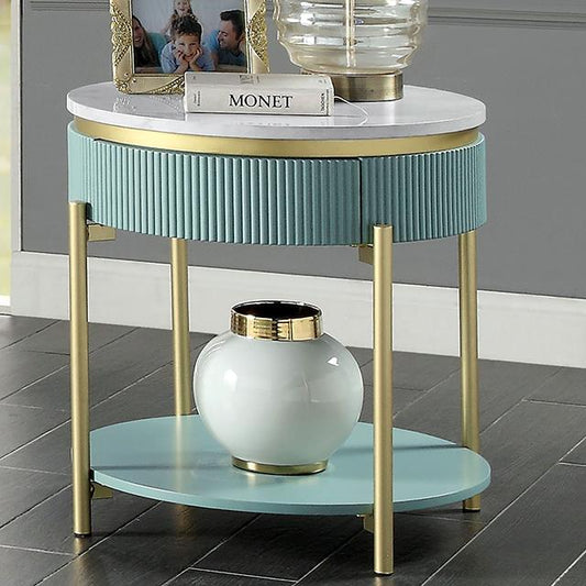 Furniture of America Koblenz CM4412GR-E End Table IMAGE 1