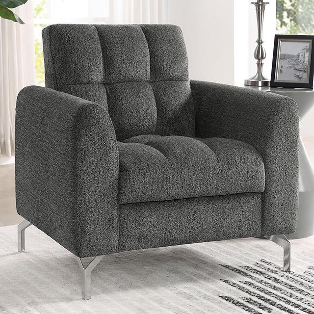  Furniture of America Lupin CM6259DG-CH Chair IMAGE 1