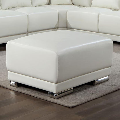  Furniture of America Althea CM6410WH-OT Ottoman IMAGE 1
