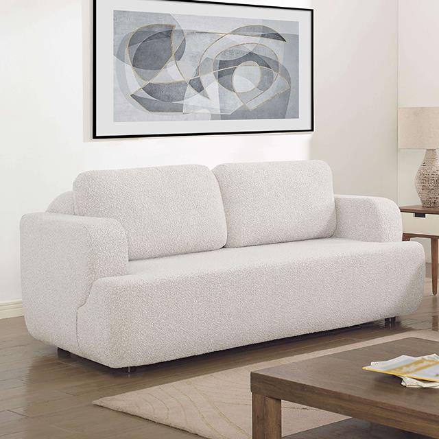  Furniture of America Jorpeland Stationary Fabric Loveseat CM6459BG-LV IMAGE 1