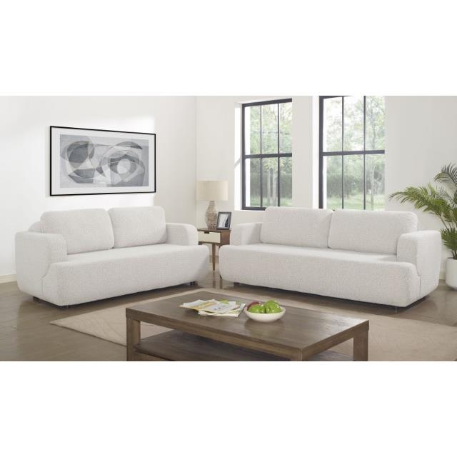  Furniture of America Jorpeland Stationary Fabric Loveseat CM6459BG-LV IMAGE 2