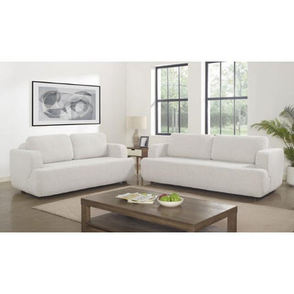  Furniture of America Jorpeland Stationary Fabric Loveseat CM6459BG-LV IMAGE 2