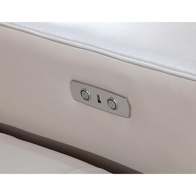  Furniture of America Abberton CM6735BG-PM-LV Power Loveseat IMAGE 3