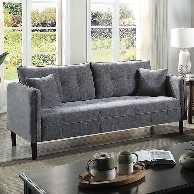  Furniture of America Lynda CM6736DG-SF Sofa IMAGE 1