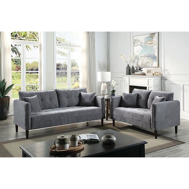  Furniture of America Lynda CM6736DG-SF Sofa IMAGE 2