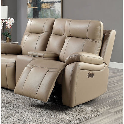  Furniture of America Gaspe Power Reclining Loveseat CM6739LB-LV-PM IMAGE 3