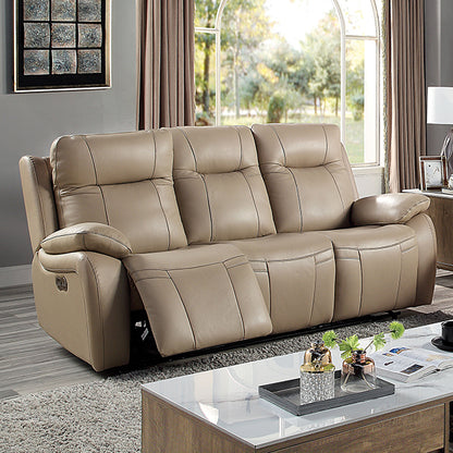  Furniture of America Gaspe Power Reclining Sofa CM6739LB-SF-PM IMAGE 1