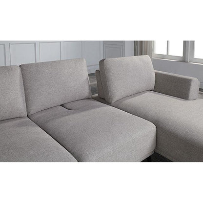  Furniture of America Laufen Reclining Fabric Sectional CM6745GY-SECT IMAGE 7