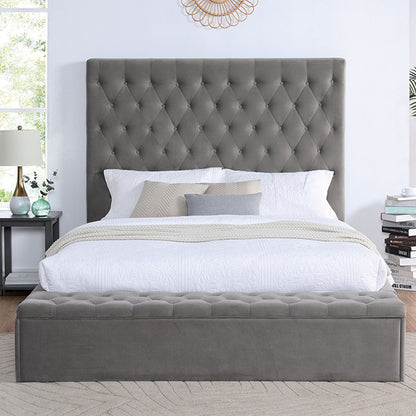  Furniture of America Athenelle California King Bed CM7229GY-CK-BED IMAGE 1