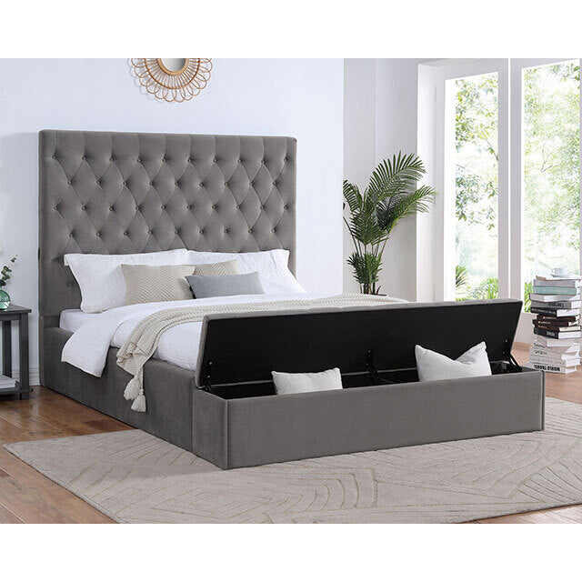  Furniture of America Athenelle California King Bed CM7229GY-CK-BED IMAGE 2