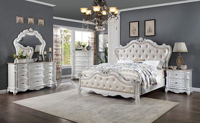  Furniture of America Rosalind 5-Drawer Chest CM7243WH-C IMAGE 2