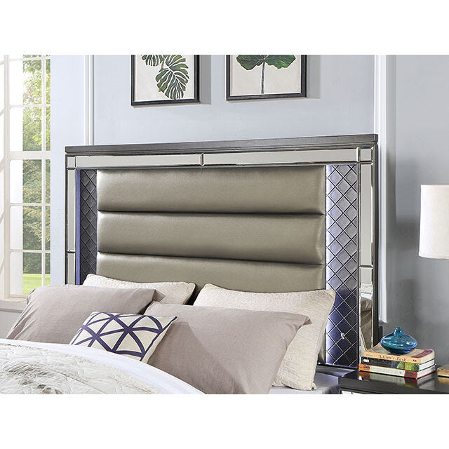  Furniture of America Calandria Queen Bed CM7320GY-Q-BED IMAGE 3