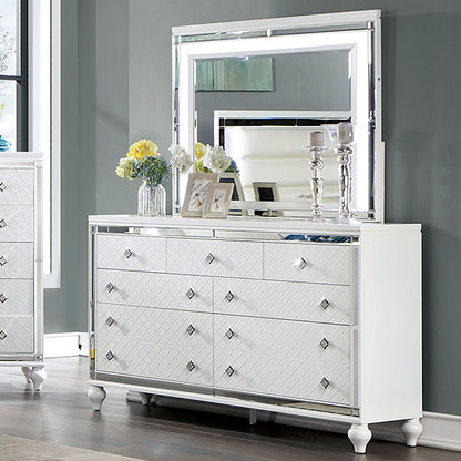  Furniture of America Calandria Dresser CM7320WH-D IMAGE 1