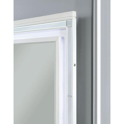  Furniture of America Calandria Dresser Mirror CM7320WH-M IMAGE 3
