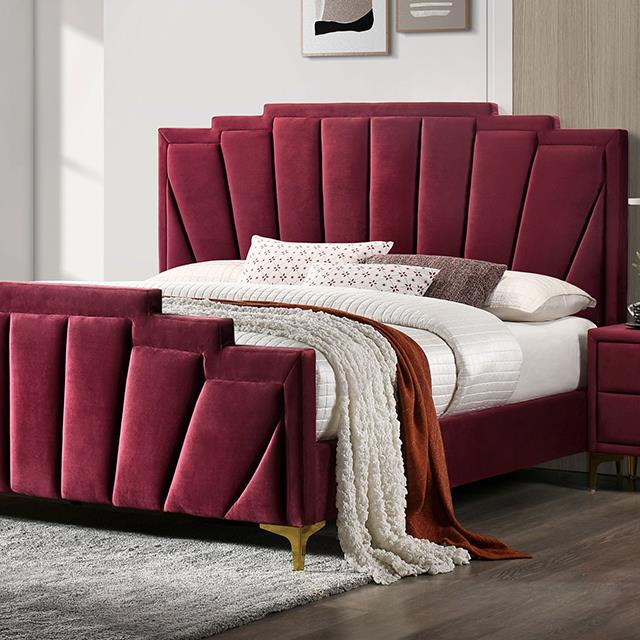  Furniture of America Florizel CM7411RD-Q Queen Bed IMAGE 1