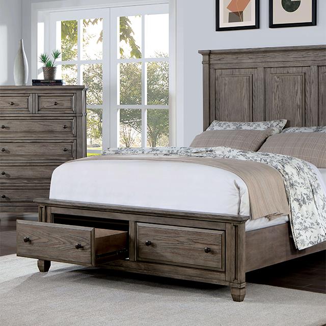  Furniture of America Durango CM7461GY-CK California King Bed IMAGE 1