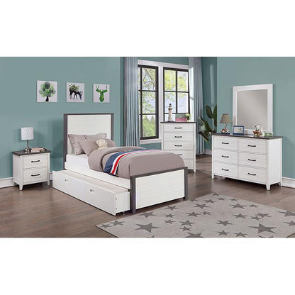 Furniture of America Priam CM7467WH-N Night Stand IMAGE 2