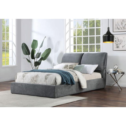  Furniture of America Pillsbury King Upholstered Platform Bed CM7474GY-EK-BED IMAGE 2