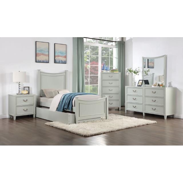 Furniture of America Lycorida CM7477GY-N Night Stand IMAGE 2