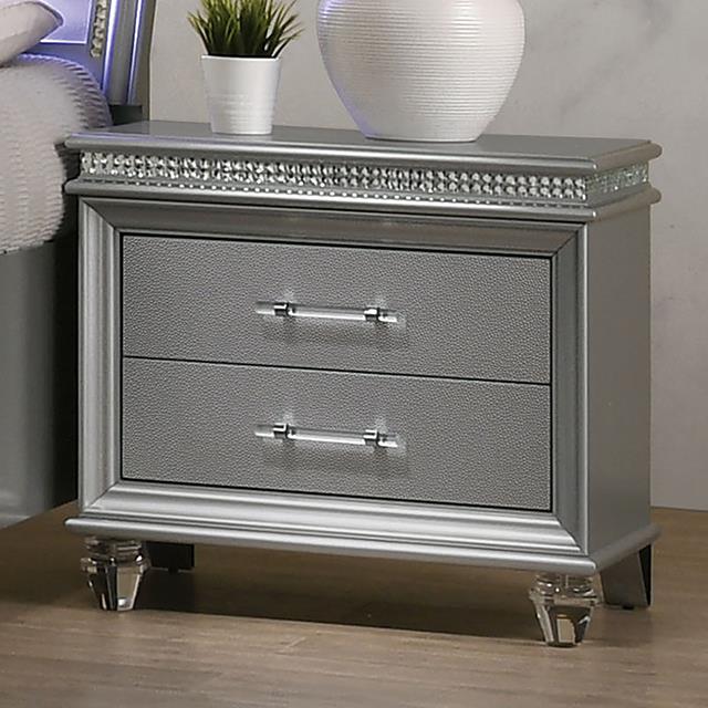  Furniture of America Maddie CM7899SV-N Night Stand IMAGE 1