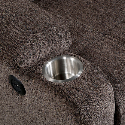 Furniture of America Hadrian CM-RC6749BR Power Recliner IMAGE 2