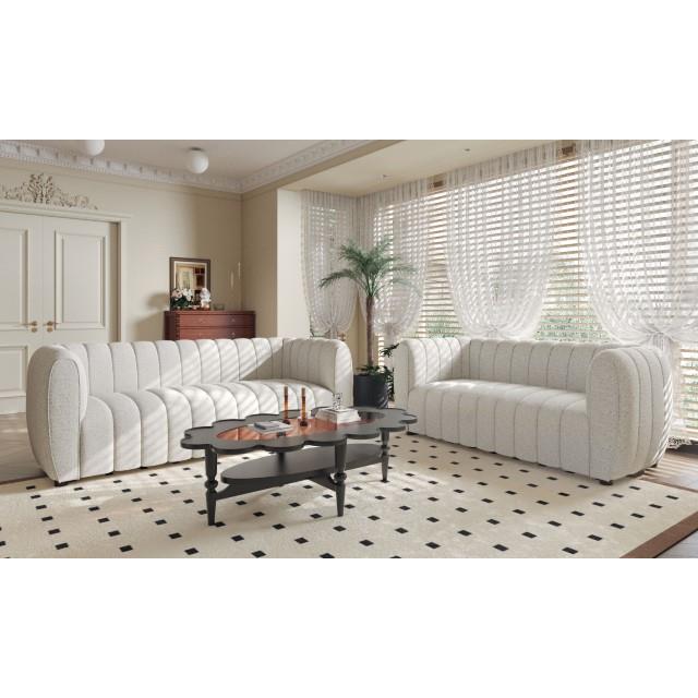 Furniture of America Aversa FM61002WH-LV Loveseat IMAGE 2