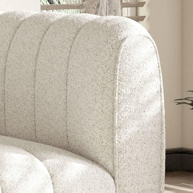 Furniture of America Aversa FM61002WH-LV Loveseat IMAGE 3