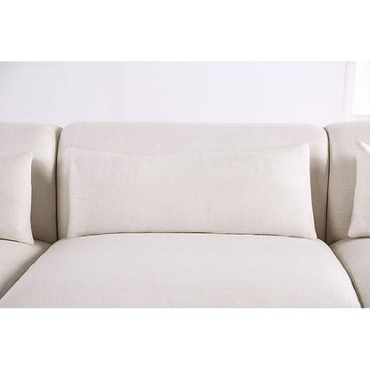 Furniture of America Paderborn FM63002WH-SECT-R Sectional, Right Chaise IMAGE 4