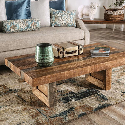  Furniture of America Galanthus Coffee Table FOA51028 IMAGE 1
