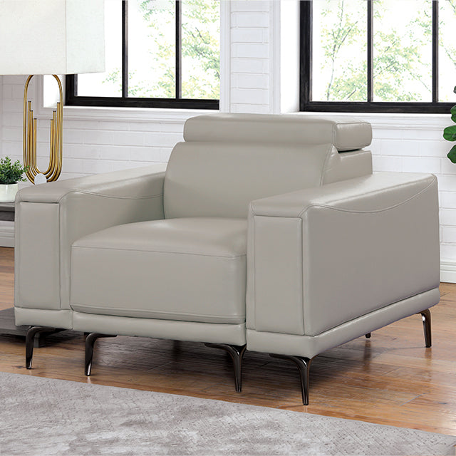 Furniture of America Brekstad FOA6476LG-CH-PK Chair IMAGE 1