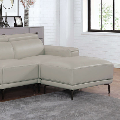  Furniture of America Brekstad Leatherette Sectional FOA6476LG-SECT-L IMAGE 2