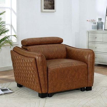  Furniture of America Holmestrand Stationary Chair FOA6484BR-CH-PK IMAGE 1