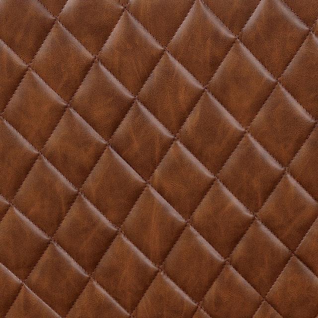  Furniture of America Holmestrand Stationary Leatherette Loveseat FOA6484BR-LV-PK IMAGE 4