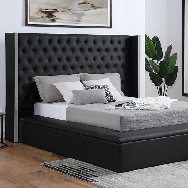  Furniture of America Eudora King Bed FOA7223BK-EK-BED IMAGE 1