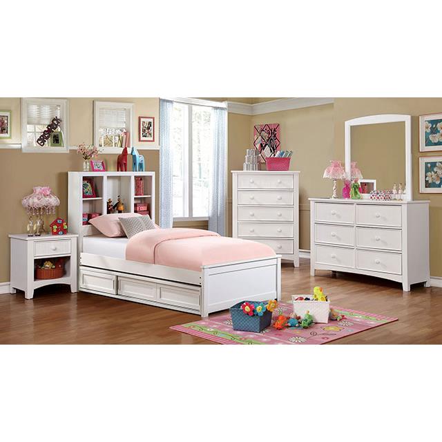  Furniture of America Marilla FOA7256WH-F Full Bed IMAGE 2