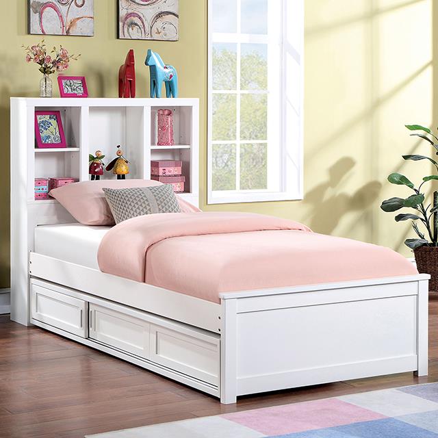  Furniture of America Marilla FOA7256WH-T Twin Bed IMAGE 3