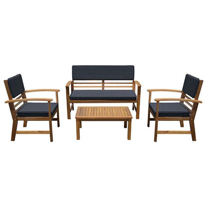  Furniture of America Hana GM-1020BL-4PK 4 pc Patio Set IMAGE 1