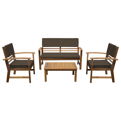  Furniture of America Hana GM-1020BR-4PK 4 pc Patio Set IMAGE 1