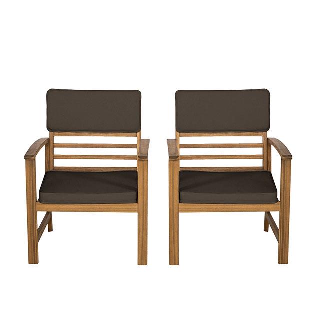  Furniture of America Hana GM-1020BR-4PK 4 pc Patio Set IMAGE 3