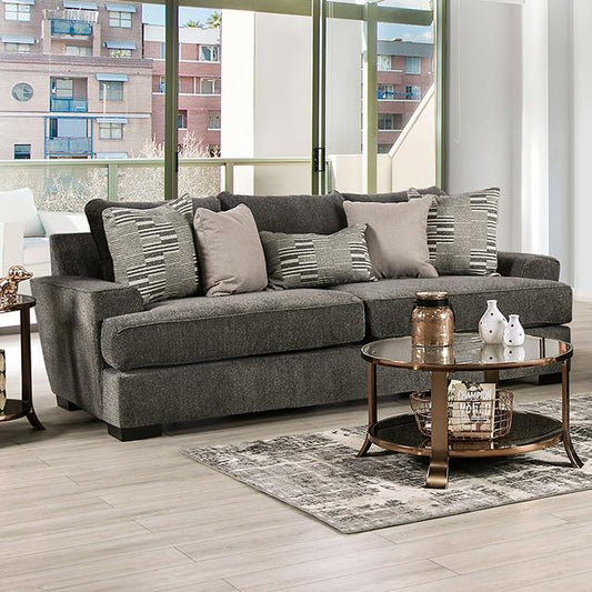  Furniture of America Holborn Stationary Fabric Sofa SM1220-SF IMAGE 1