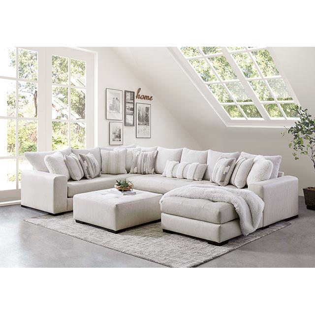  Furniture of America Warrenton Leatherette Sectional SM5170-SECT IMAGE 2