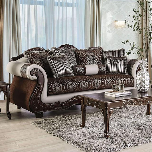  Furniture of America Navarre Stationary Sofa SM6445-SF IMAGE 1