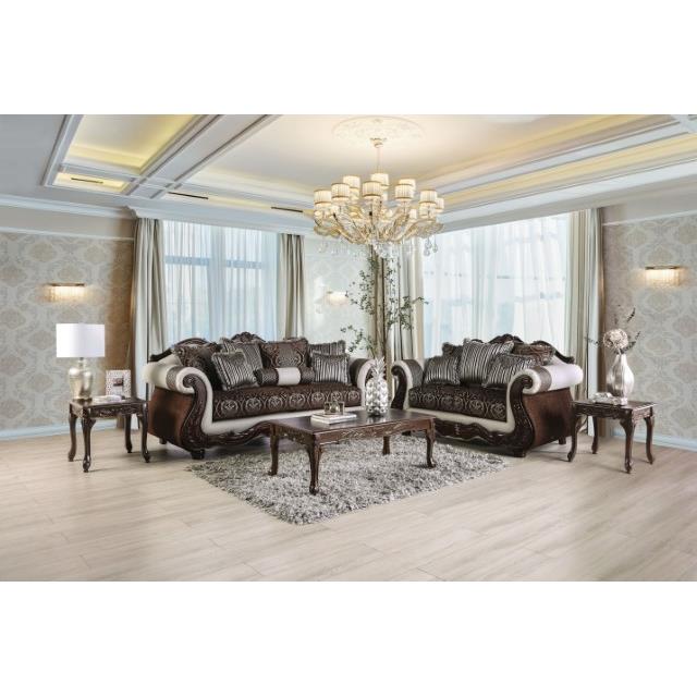  Furniture of America Navarre Stationary Sofa SM6445-SF IMAGE 2