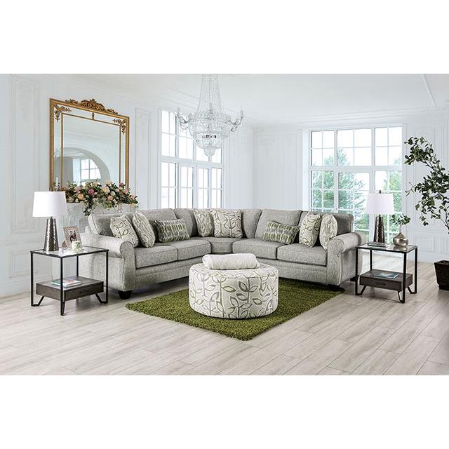  Furniture of America Gardner Fabric Sectional SM8195-SECT IMAGE 2